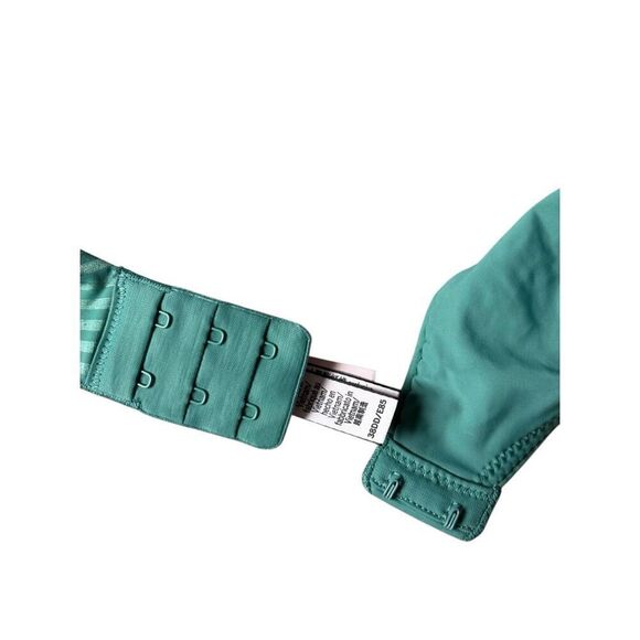 Victoria’s Secret T-shirt Push-Up Full Coverage 38DD Green Striped - Picture 5 of 9